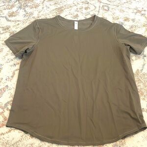Charcoal grey Lululemon running top